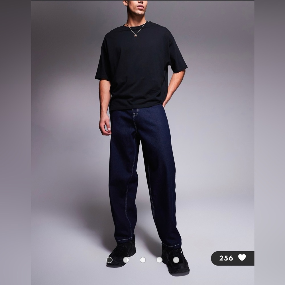 Asos Design Barrel Fit Jeans